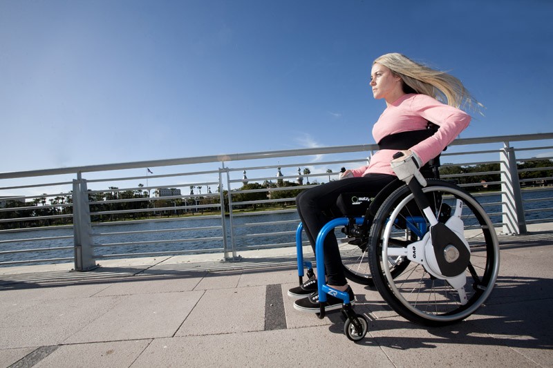 NuDrive Air - Autopropulsión instantánea para sillas de ruedas