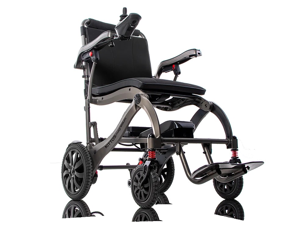 Kittos Magnesium | Silla de ruedas eléctrica plegable ligera