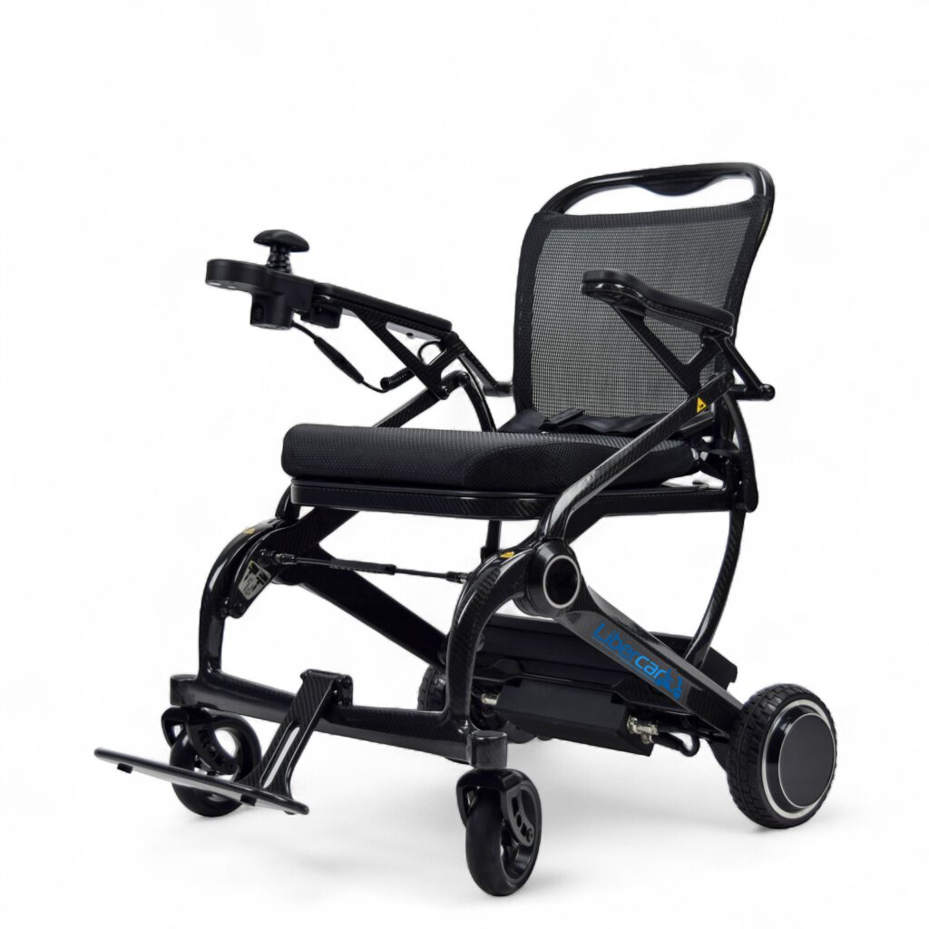 Libercar Karbon Mini | Folding electric wheelchair weighing 9,9kg