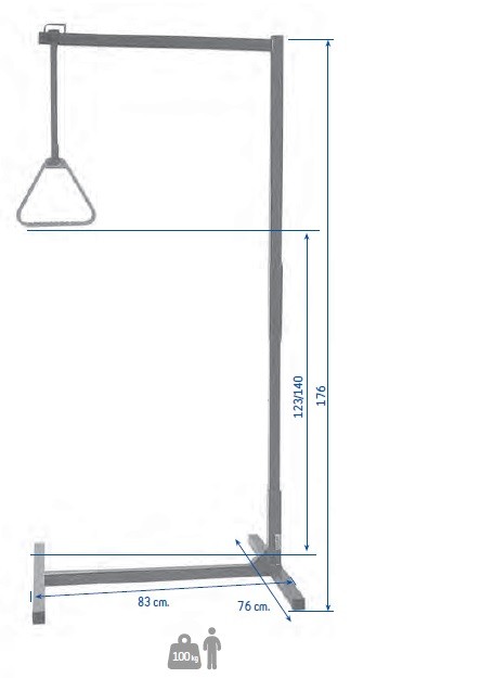 Mobile Trapeze for people with limited mobility