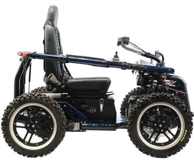 TerrainHopper Overlander 4ZS | Off-road electric wheelchair