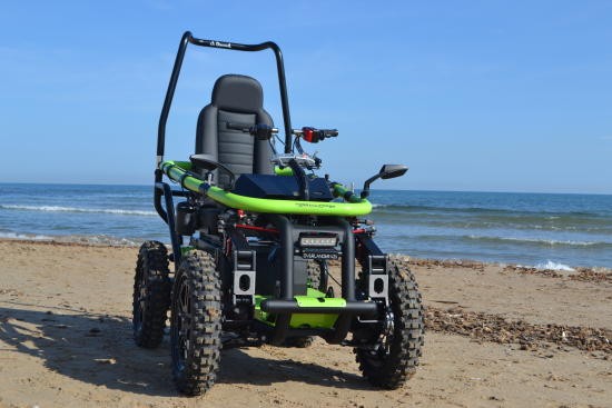 TerrainHopper Overlander 4ZX | Off-road electric wheelchair