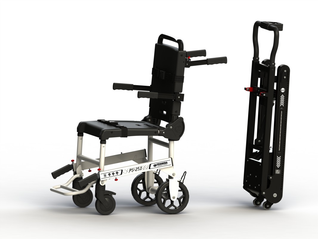 Evacuation chair with electric track system PS-251 + PA-260