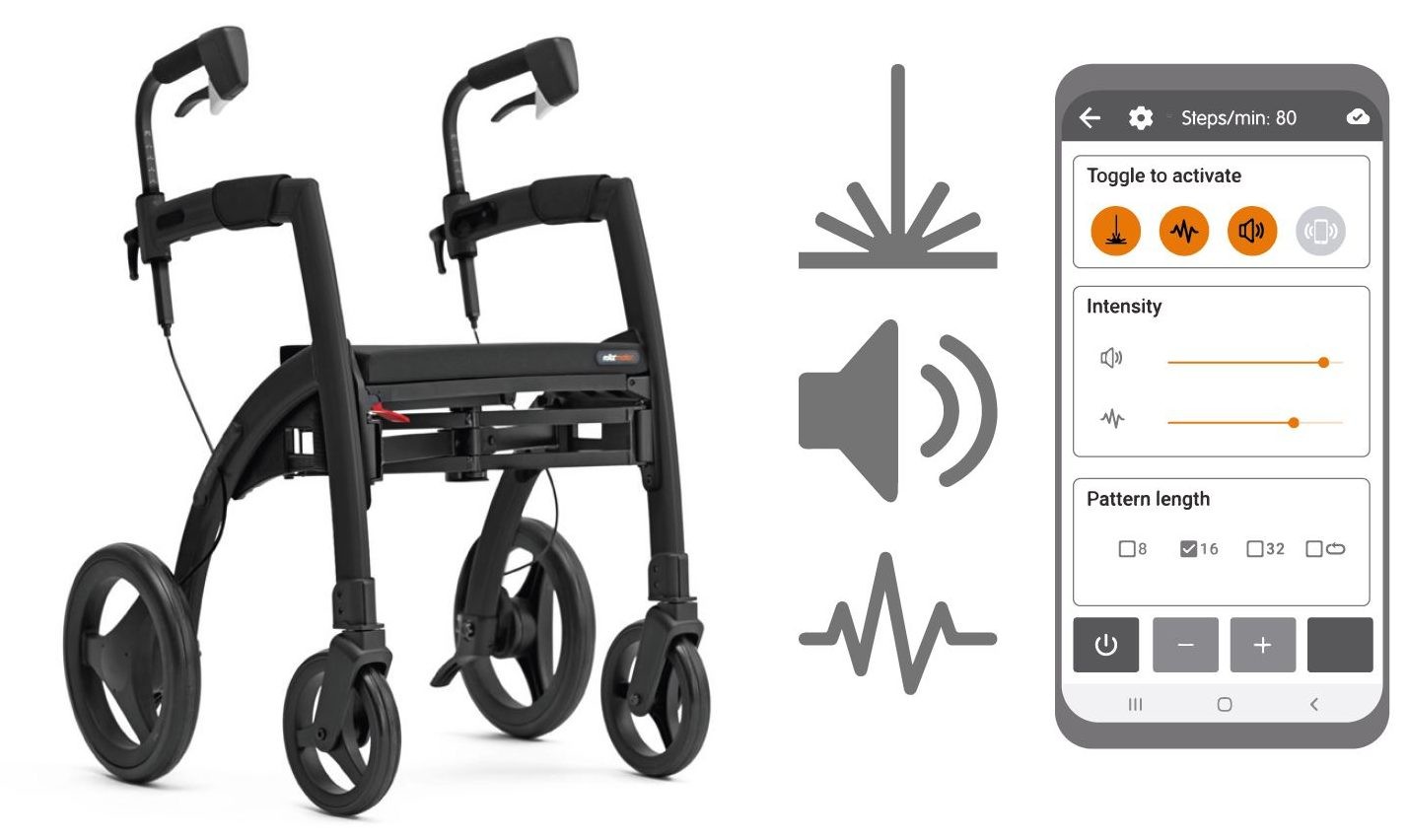 Rollz Motion Rhythm | Andador sistema pacientes con Parkinson