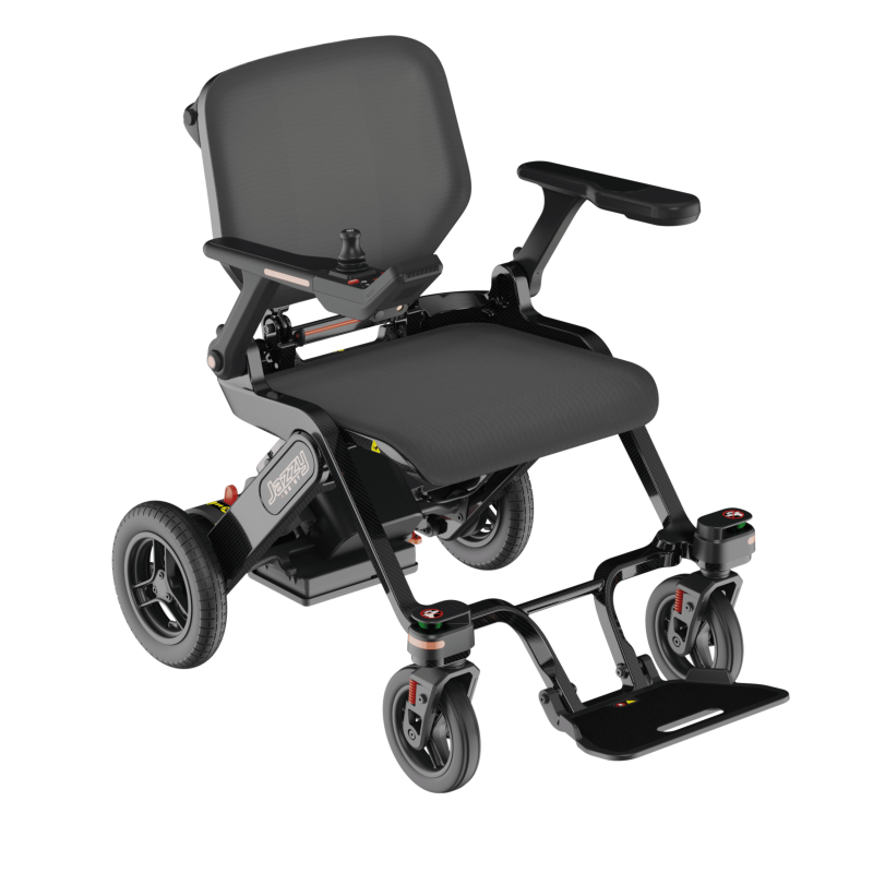 Jazzy Assist | Silla eléctrica plegable impulsada por IA y con chasis de fibra de carbono