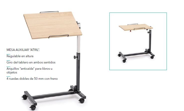 Vita / Geria height-adjustable side table