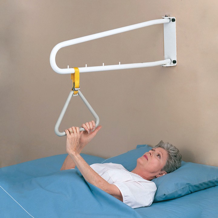 Bed trapeze outlet