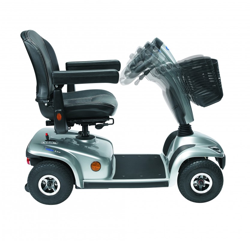 Pneu noir increvable avec insert PU [scooter Invacare Leo 3 – 4]