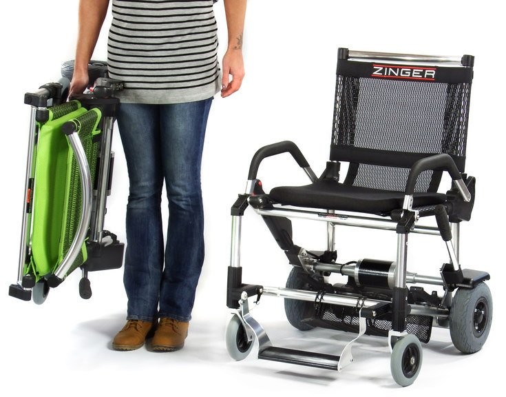 Zinger Classic, la silla de ruedas eléctrica más ligera y plegable -  Tecmoving