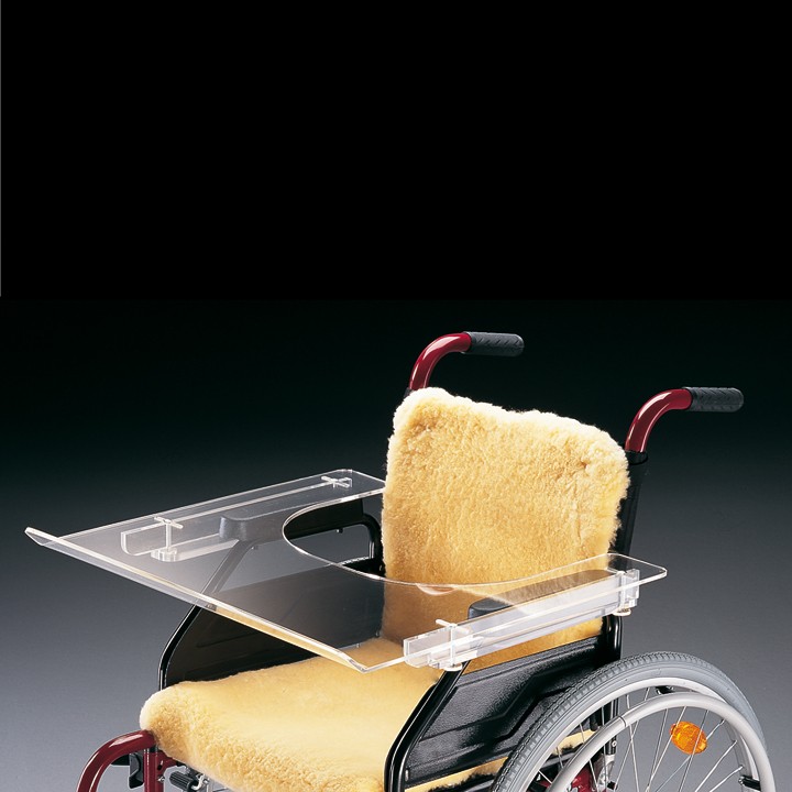 Clear Wheelchair Tray 