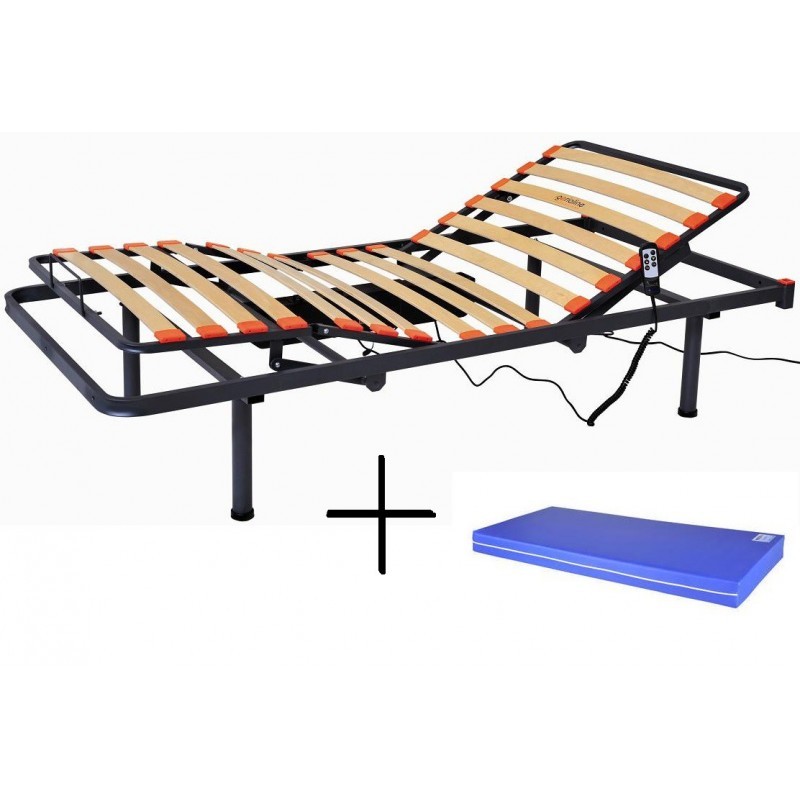 Vita electric adjustable bed and memory foam mattress