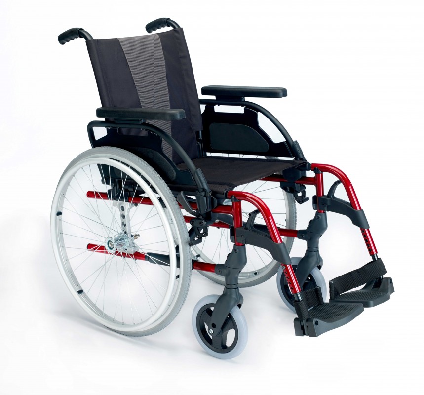 Breezy Style silla de ruedas manual autopropulsada de aluminio