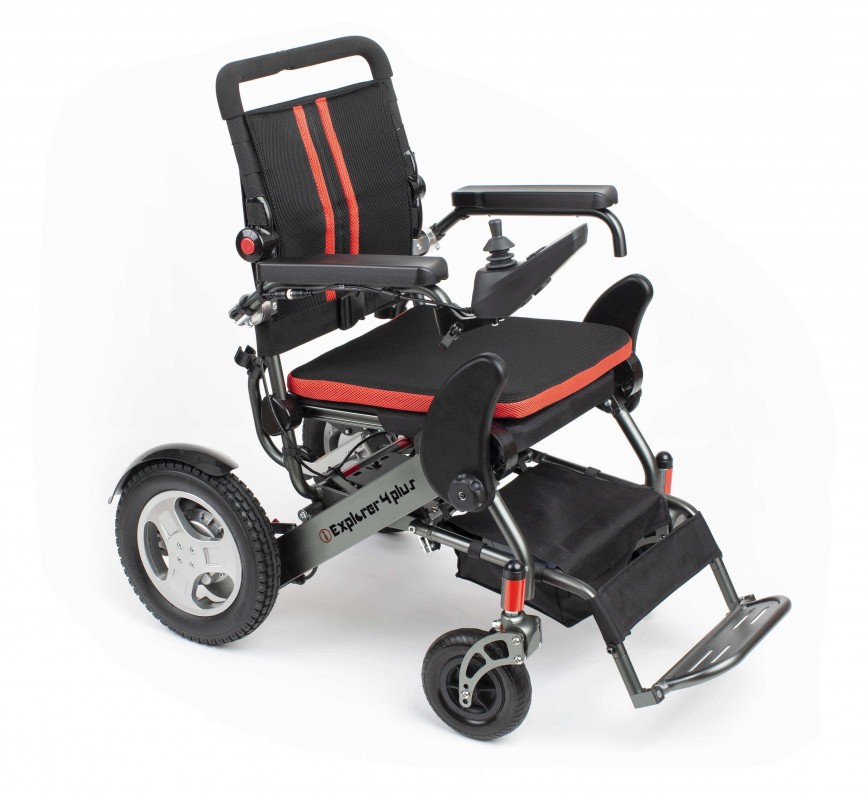 Apex-Wellell i-Explorer 4 Plus silla de ruedas eléctrica plegable 