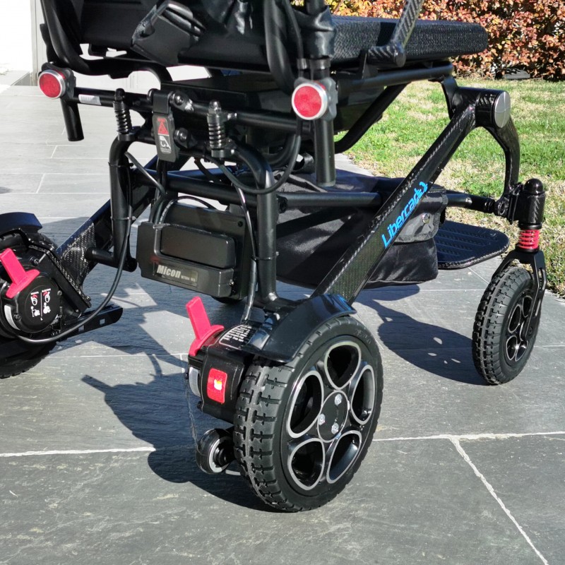 Libercar Alma silla de ruedas eléctrica plegable ultraligera de fibra de carbono