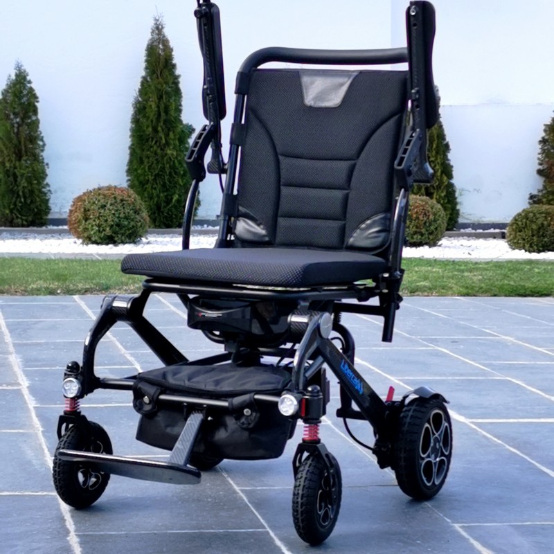 Libercar Alma ultralight folding power chair with carbon fiber frame