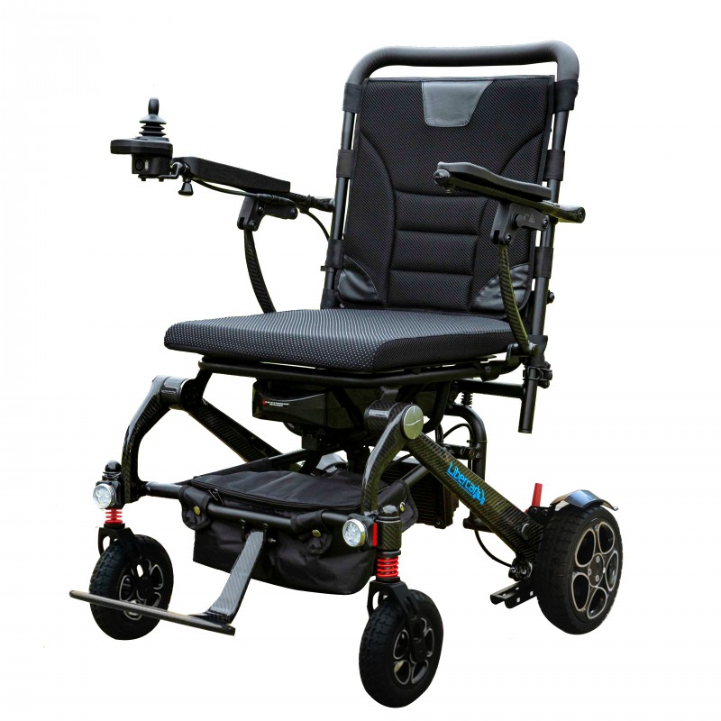 Libercar Alma ultralight folding power chair with carbon fiber frame