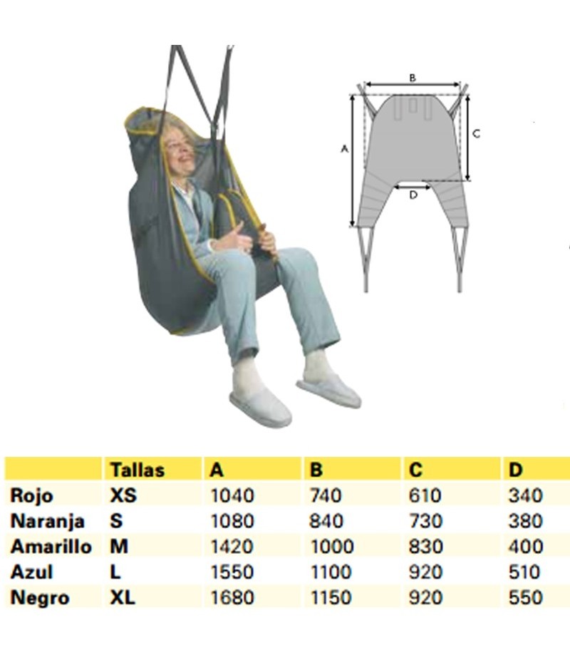 Universal harness high spacer sling hammock