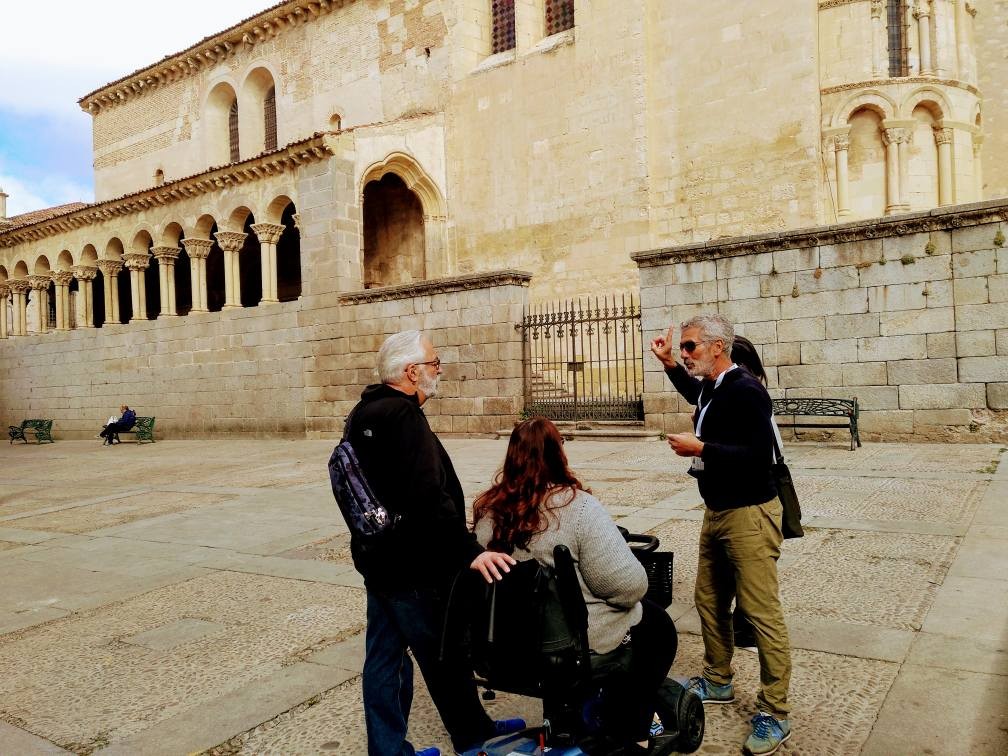Accessible Segovia private wheelchair accessible tour